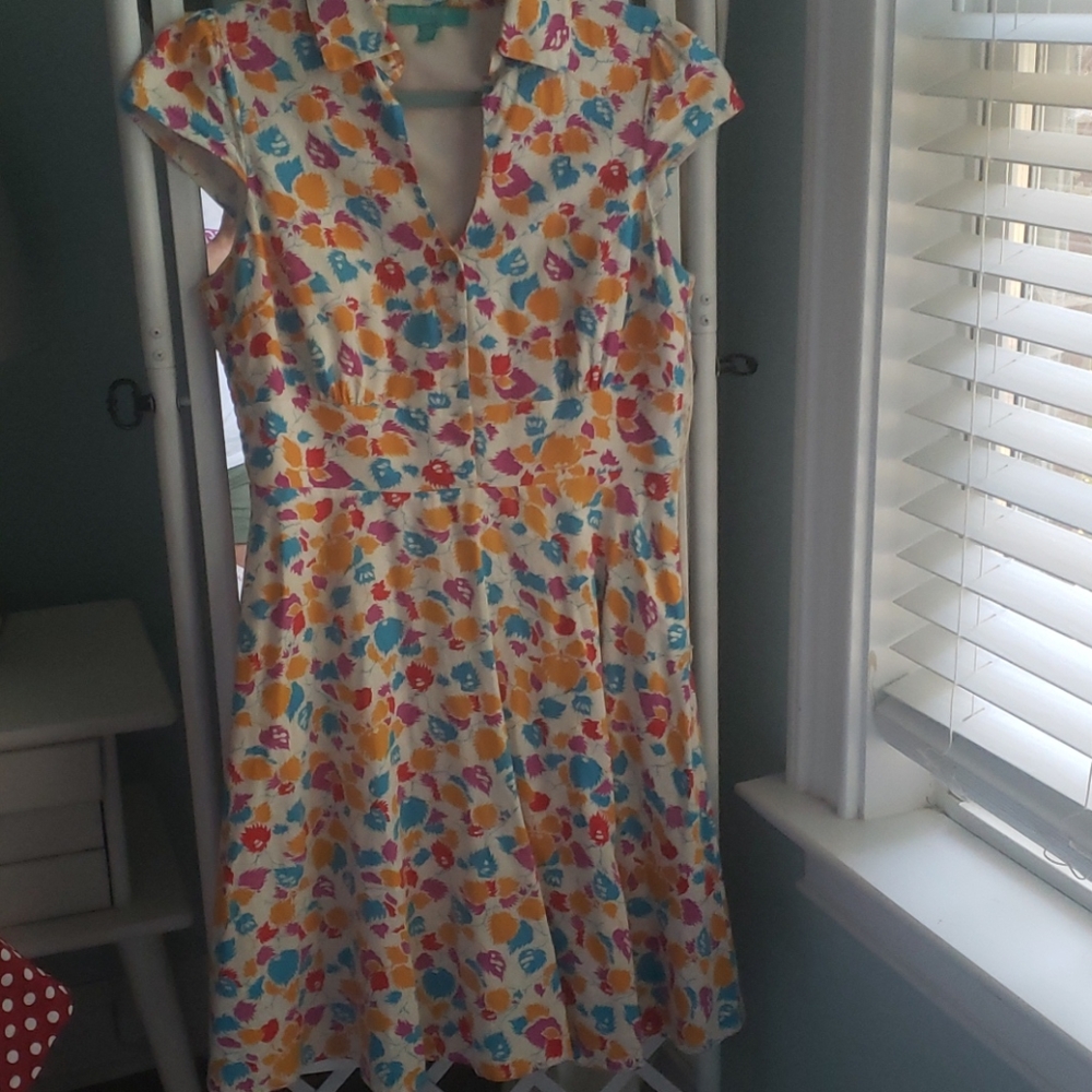 Cute fit and flare dress from Modcloth!